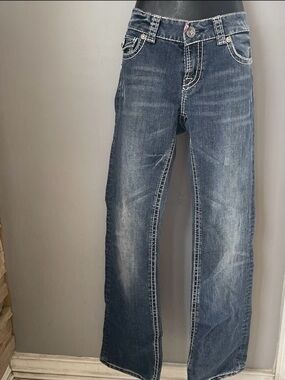 DownEast Blue Boot Cut Jeans with Vintage Appeal